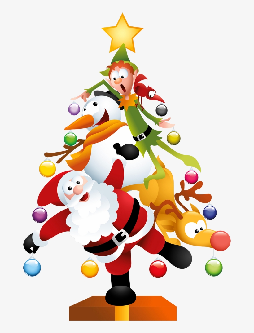 Funny Transparent Christmas Tree - Christmas Fun Clipart, transparent png #398763