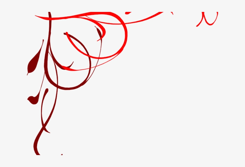 Simple Flourish Cliparts - Border Design Blue And Pink, transparent png #398849