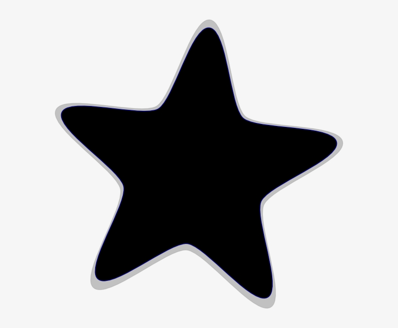 Black Stars Clipart - Black Clipart, transparent png #398868