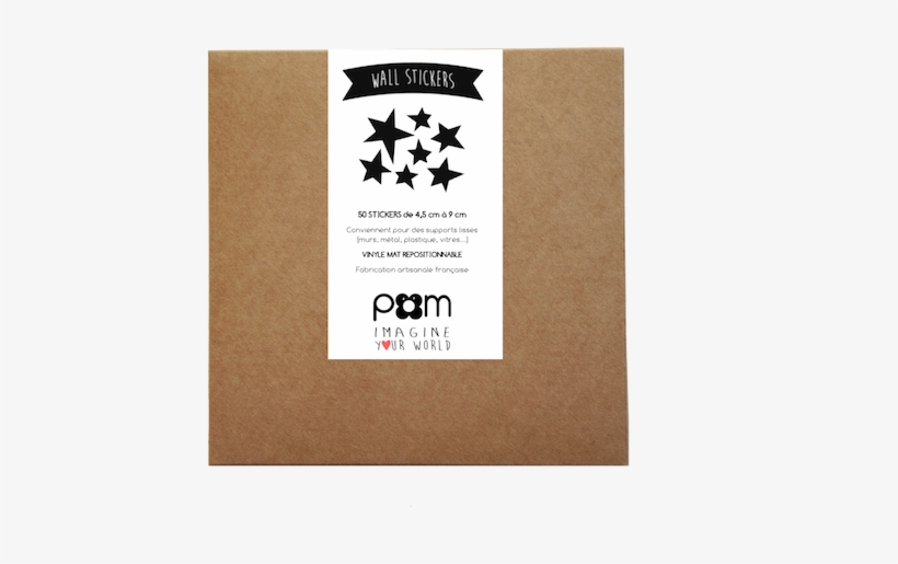 Pom Star Wall Transfers In Black - Wall Stickers Pom, transparent png #399499