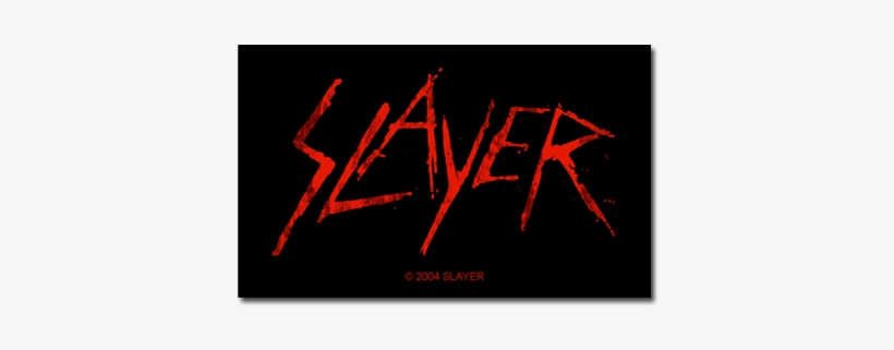 Slayer Logo Sticker - Slayer - Guitar Collection - Trade Paperback, transparent png #399518