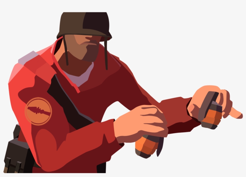 Wallpapers For > Soldier Wallpaper Tf2 - Soldier Tf2 Transparent, transparent png #399521