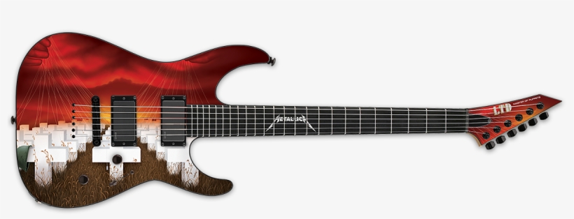 The Ltd “master Of Puppets” Guitar Features An Alder - Ltd Master Of Puppets, transparent png #399802