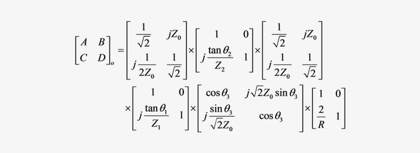 The A B C D Matrix Will Be - Number, transparent png #3900057