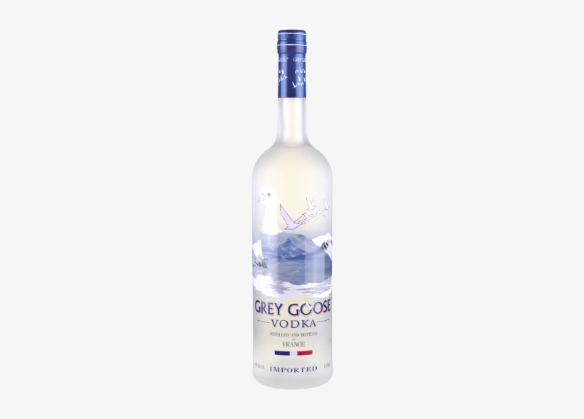Grey Goose Vodka 1l - Grey Goose 4.5 Litre Party Bottle, transparent png #3900221
