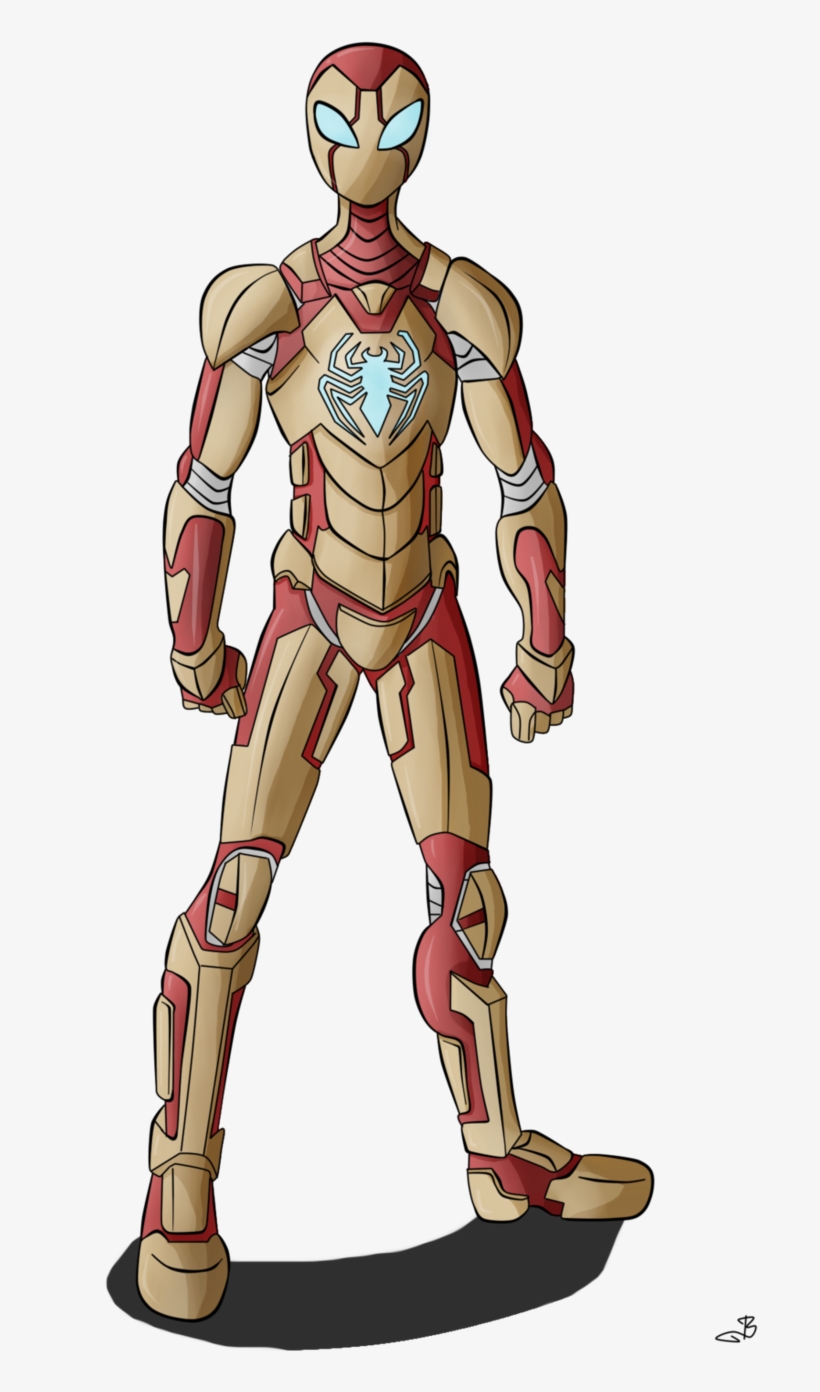 Iron Spider By Berny17-d66vl94 - Iron Spider Suit Redesign, transparent png #3900327