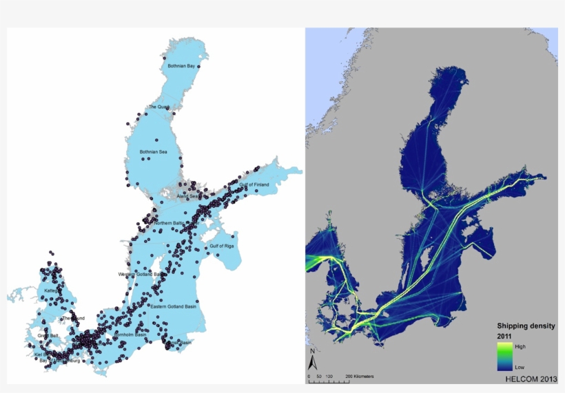 Oil Spills Assessment Figure 1 - Helcom, transparent png #3900669