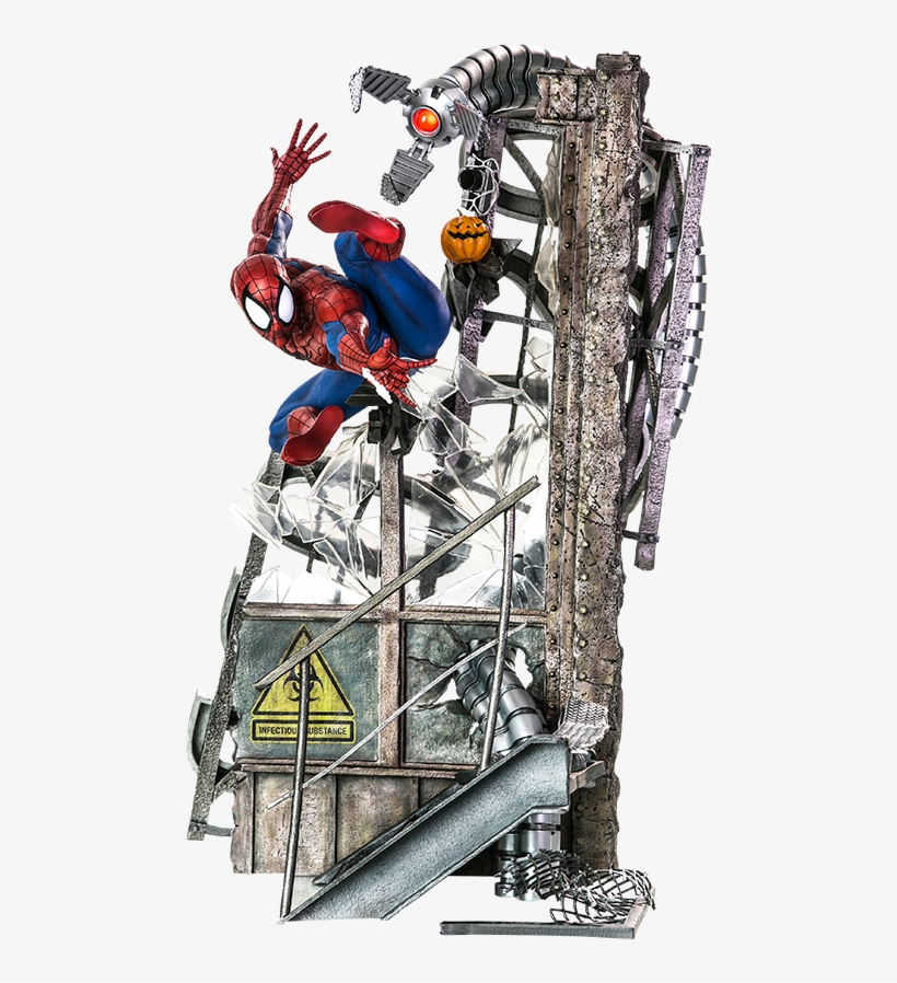 Marvel Polystone Statue Spider-man - Spider-man - Spider-man 1:4 Scale Statue, transparent png #3900764