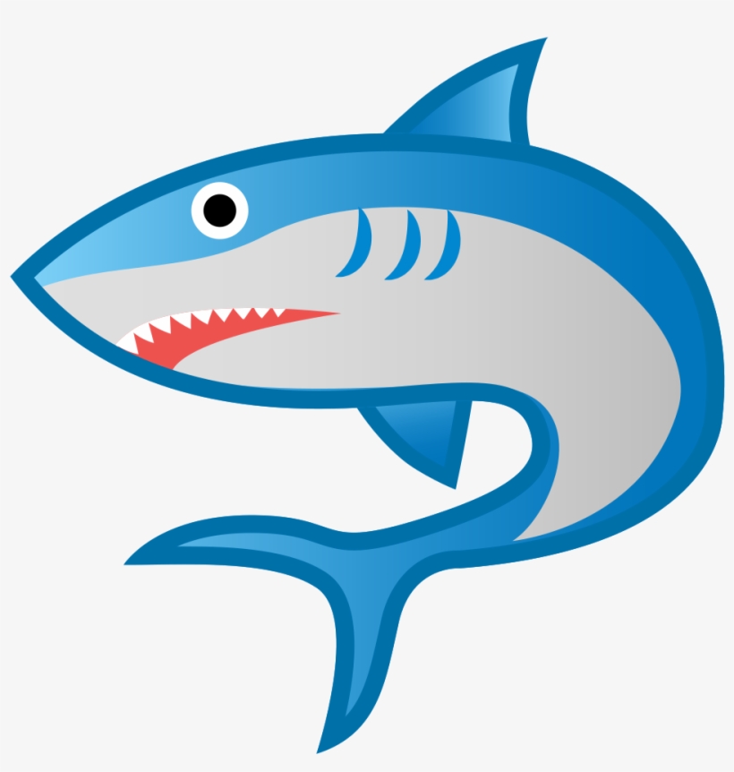 Download Svg Download Png - Shark Icon, transparent png #3901206