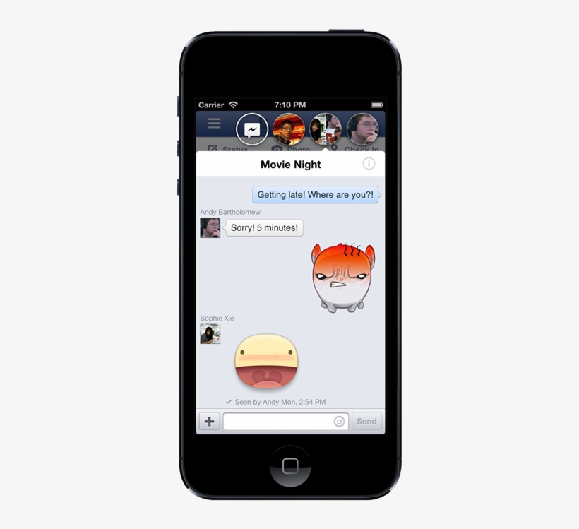 Stickers-ios Copy - Android Open Source Chat App, transparent png #3901242
