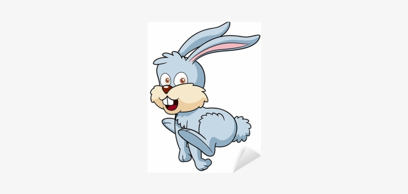 Illustration Of Bunny Rabbit Cartoon Sticker • Pixers® - Illustration, transparent png #3902026