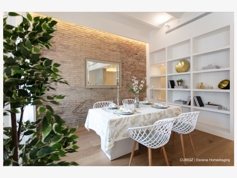 Double Dinner Table - Interior Design, transparent png #3902374