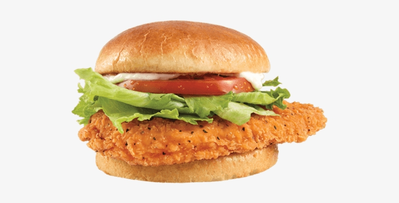 Spicy Chicken Burger Wendys, transparent png #3902461