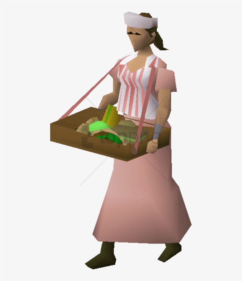 Sandwich Lady - Runescape Sandwich Lady Meme, transparent png #3902463