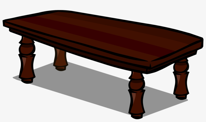 Rosewood Dinner Table Sprite 004 - Table, transparent png #3902479