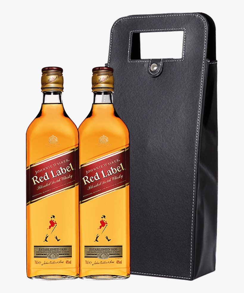 Johnnie Walker Red Label Gift Set - Johnnie Walker Red Label Blended Scotch Whisky, transparent png #3902548