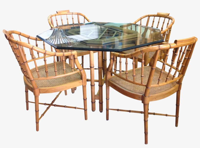 Baker Furniture Cane Dining Table - Cane, transparent png #3903058