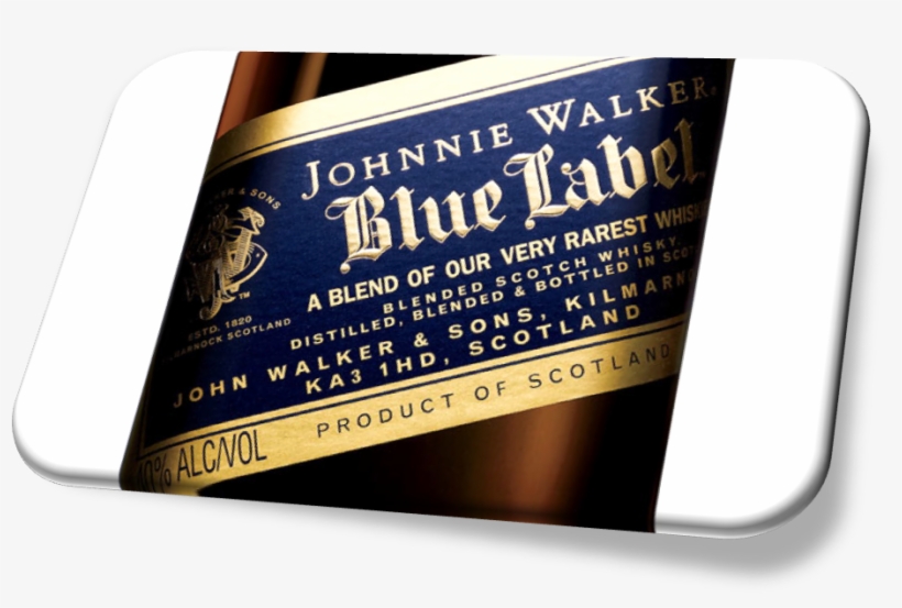 The Johnnie Walker Brand Is Owned Since 1997 By The - Johnnie Walker Blue Label, transparent png #3903274