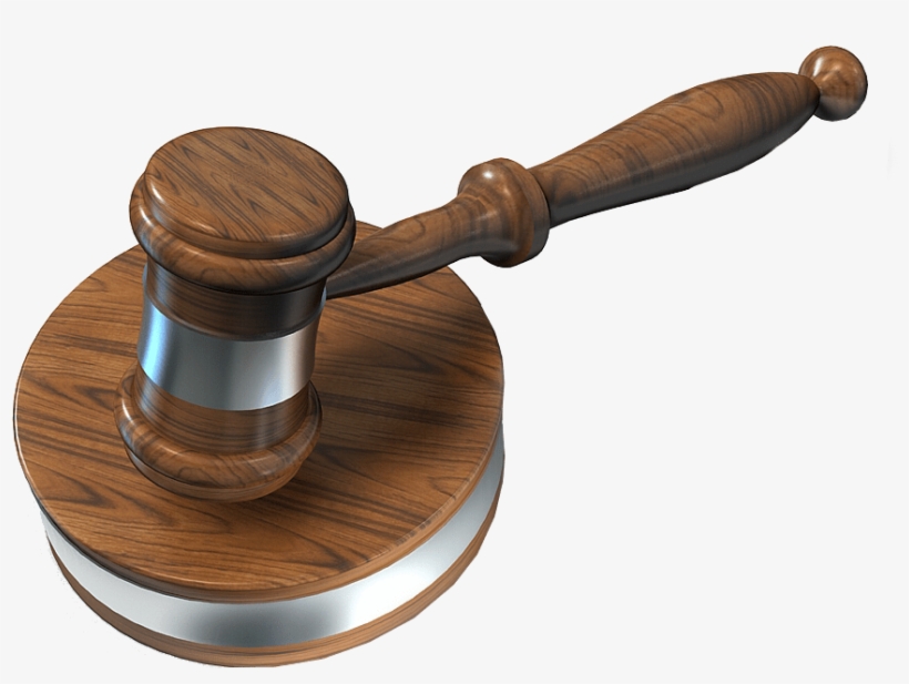Judge Hammer Transparent Background, transparent png #3903428
