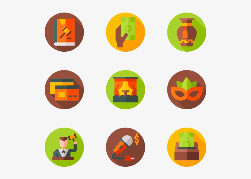 Auction - Communication Flat Icon Png, transparent png #3903528