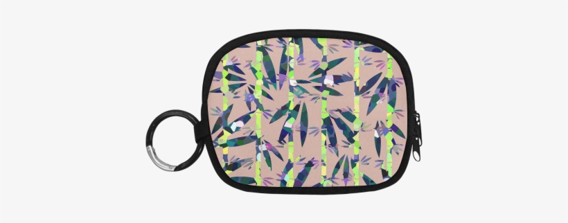 Bamboo Leaves Coin Purse - Mermaid Cartoon Grumpy Cat Polyester Fabric Coin Purse, transparent png #3903578