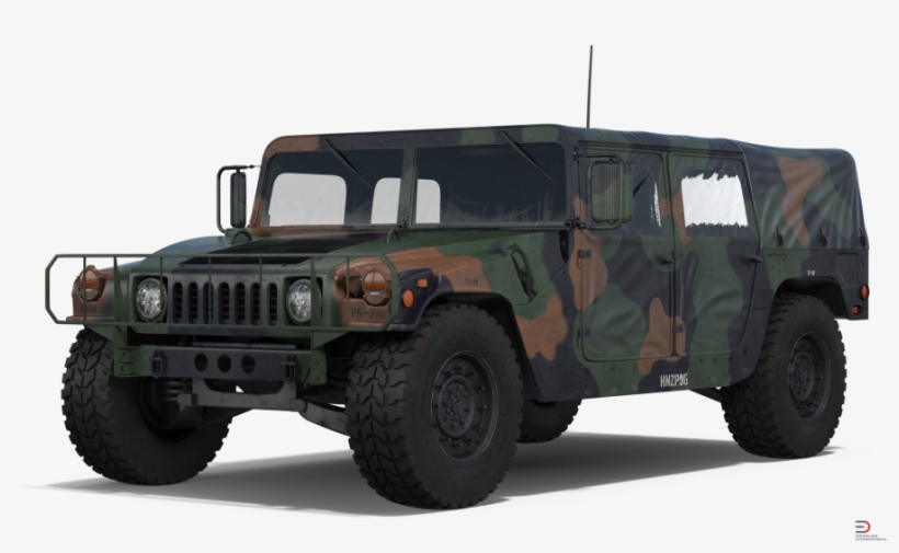 6 Troop Carrier Hmmwv Camo Royalty-free 3d Model - Hummer Car Images With Price, transparent png #3903719
