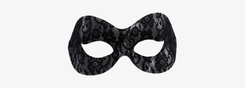 Black Lace Domino Eye Mask (eye Masks) - Unisex - One, transparent png #3904442