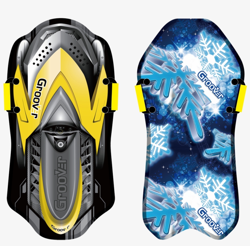 Winter Snow Toys Sled Groov R Foam 43" Sled - Paricon, Inc. Flexible Flyer Snow Rocket Foam Sled, transparent png #3904591
