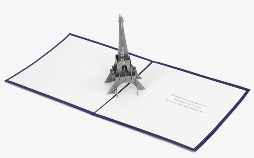 Eiffel Tower - Eiffel Tower Popup Card, transparent png #3904620