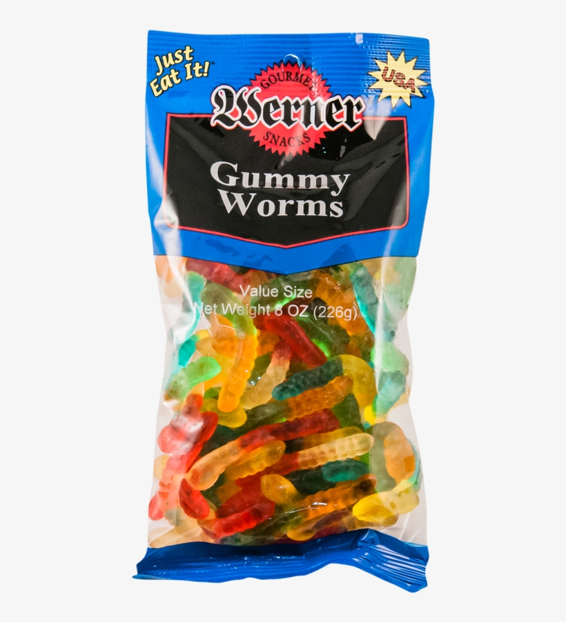 Werner Gummy Worms 6 Count Case, transparent png #3904953