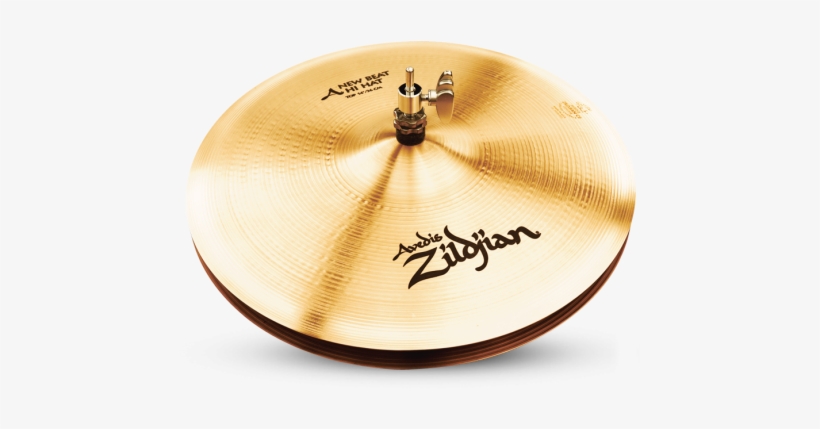 Zildjian A New Beat Hi Hat Cymbal Top 14" Zildjian - Zildjian 14" A Series New Beat Hi-hat Cymbals (pair), transparent png #3905353