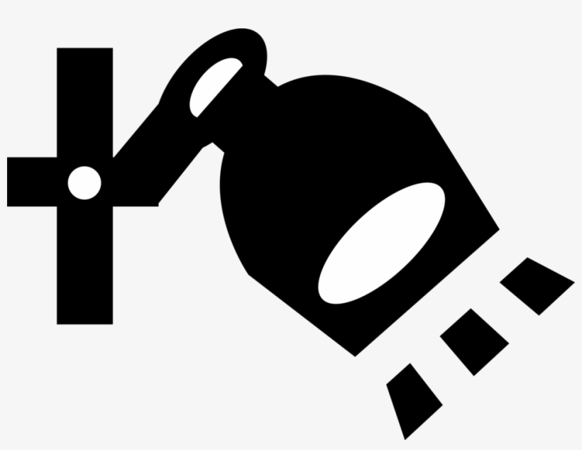 Vector Illustration Of Theatre Or Theater Lighting - Graphic Design, transparent png #3905443