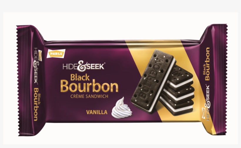 Parle Hide & Seek Bl Bourbn Vanila 100g - Parle Hide And Seek Black Bourbon, transparent png #3905698