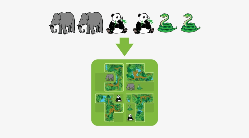 Example Of A Challenge/solution On The Day Side Of - Jungle Hide And Seek, transparent png #3906112