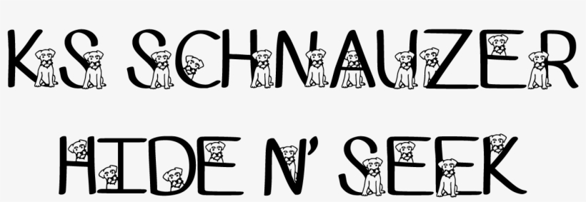 Sample Image Of Ks Schnauzer Hide N Seek Font By Pretty - Kansas, transparent png #3906668
