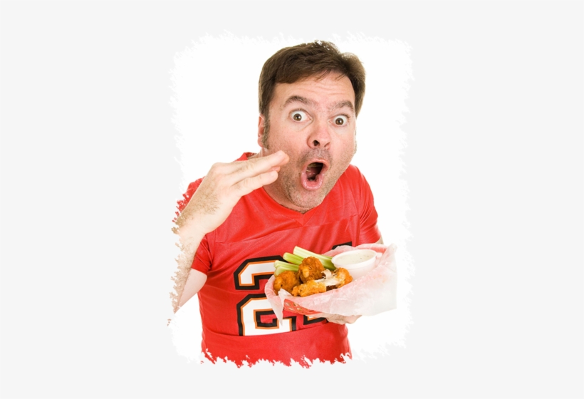 To Enter Into The Wing Eating Contest To See If You - Hot Wings Man, transparent png #3906721