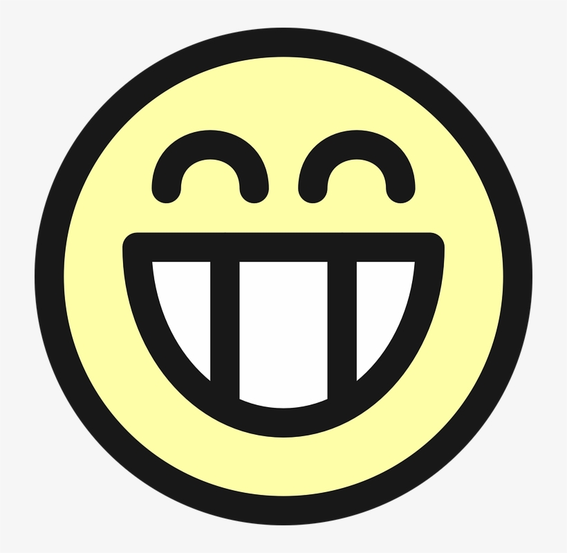 Smiley Face Icon Transparent Free Icons - Grinning Face Badges Button, transparent png #3907167