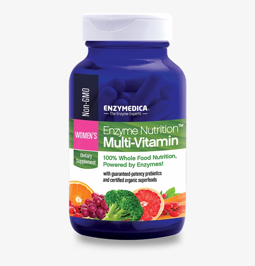 Enzyme Nutrition™ For Women - Enzymedica Womens 50+ Enzyme Nutrition Multi-vitam, transparent png #3907217