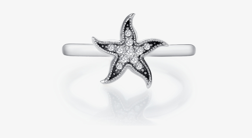 Pandora Charms By Pandora Only Lovely Starfish Rings, transparent png #3907284