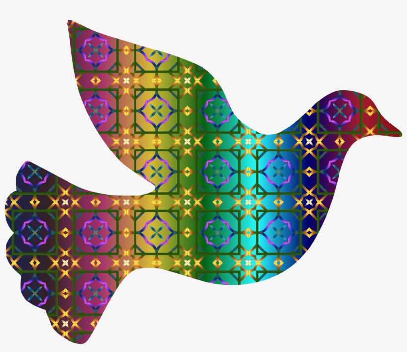 Dove Clip Art Png Download - Dove Clipart Colorful, transparent png #3907473