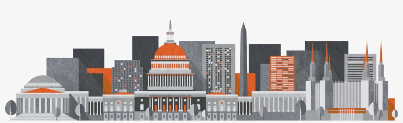 Hire Strategy Dc Skyline Full Color Texture - Transparent Dc Skyline, transparent png #3907918