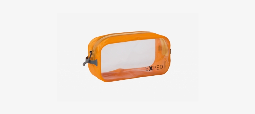 These Versatile Organizers Feature Transparent Tpu - Exped Clear Cube Medium Luggage Organiser - Orange, transparent png #3908248