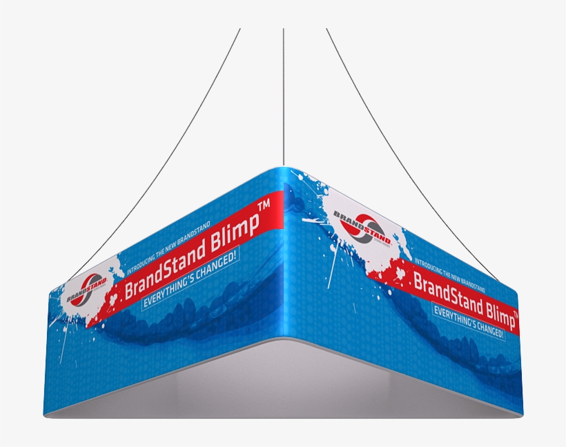 Larger Photo - 12ft X 24in Blimp Trio Hanging Tension Fabric Banners, transparent png #3908249