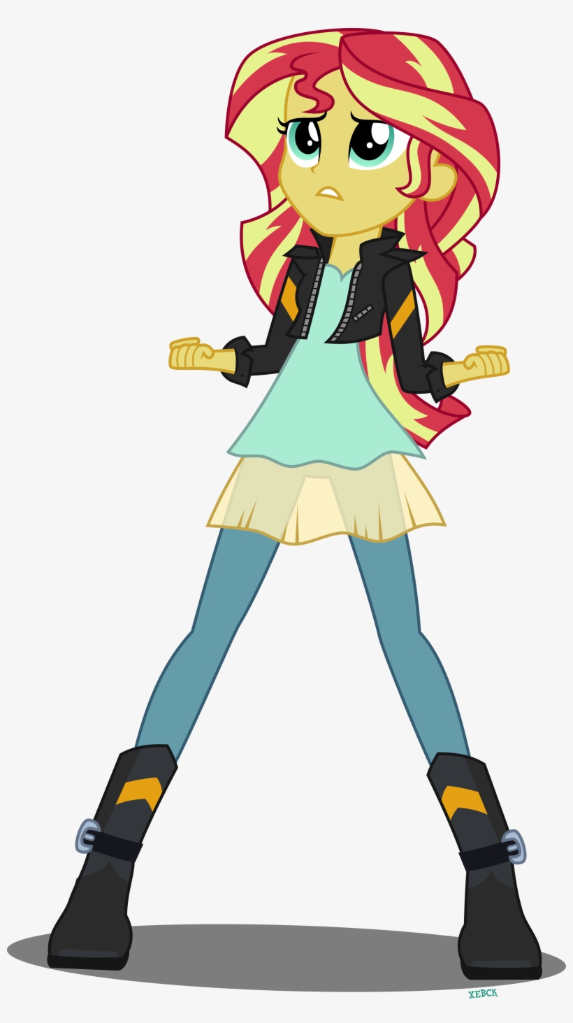 View Sunset Shimmer By Xebck-d8o9f3s ,, transparent png #3908339