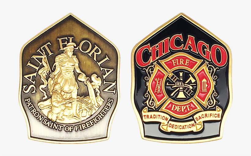 Chicago Fire Department Challenge Coin - Chicago Fire Challenge Coin, transparent png #3908422