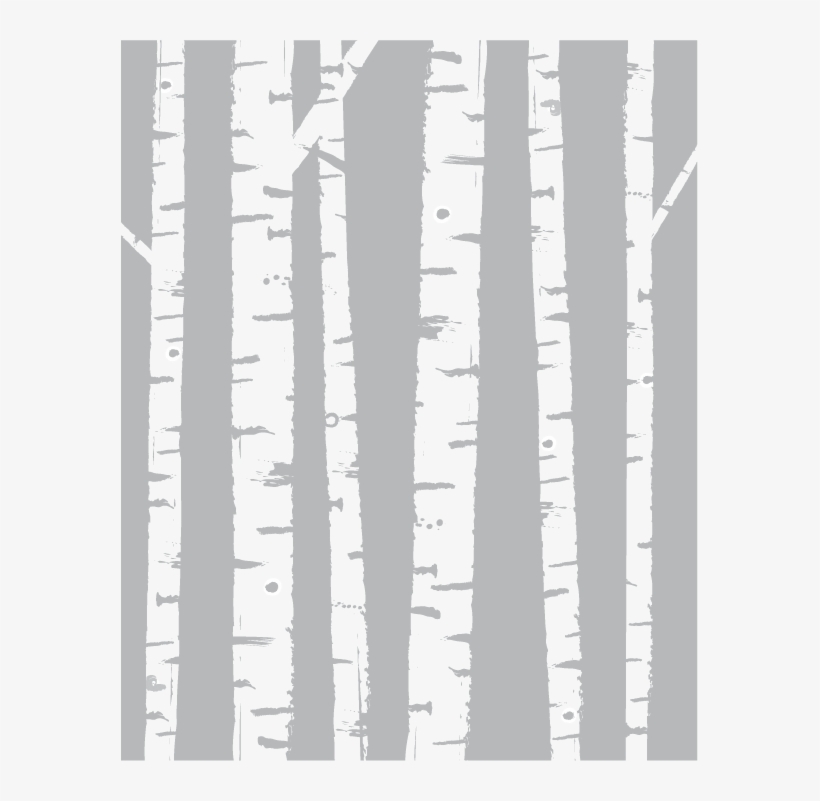 Birch Trees Print, Also Available As A Print In My - Canoe Birch, transparent png #3908493