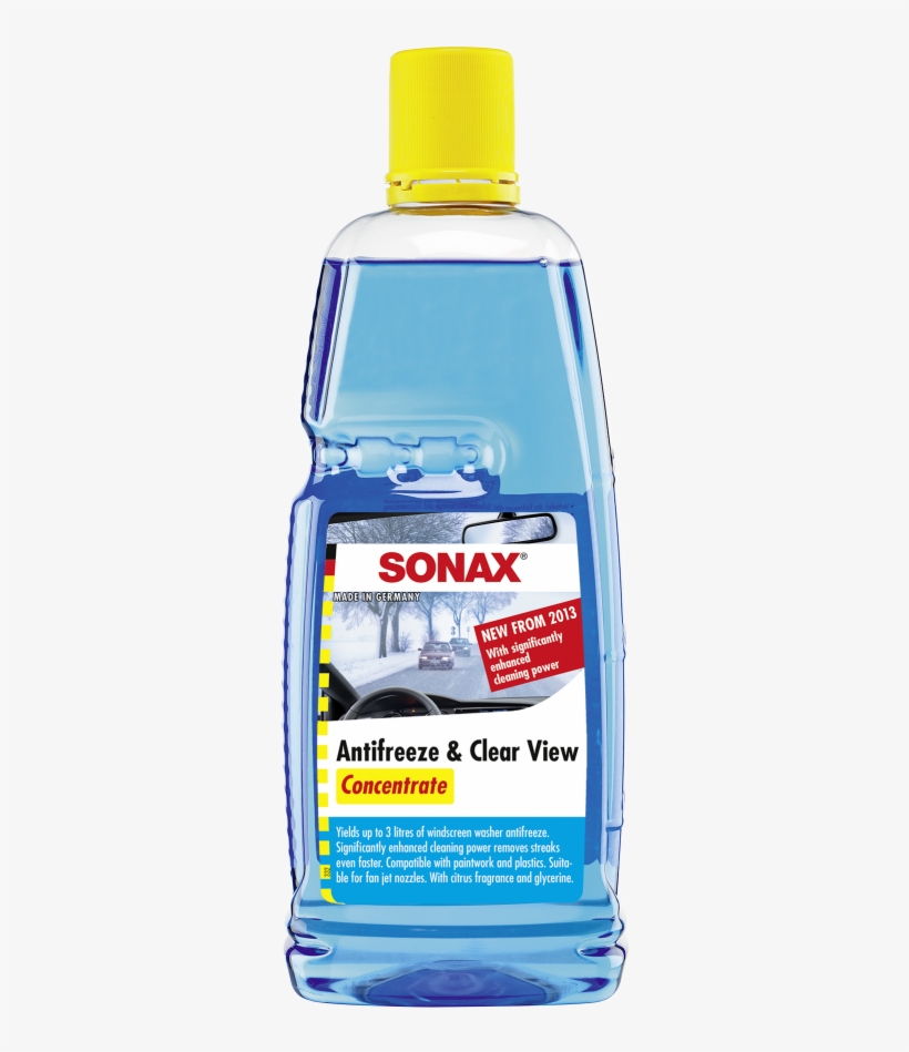 332300 - Sonax Antifreeze & Clear View Concentrate, transparent png #3909385