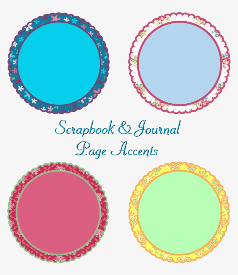 Scrapbook Journal Scalloped Accents By Victorian Lady - Scrapbooking, transparent png #3909464