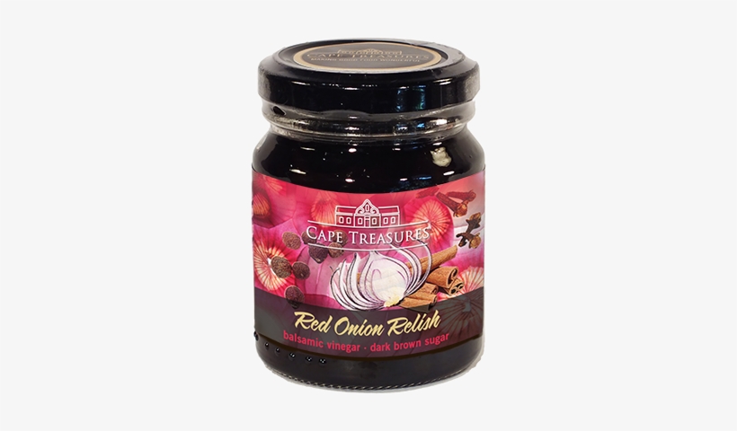 Cape Treasures Red Onion Relish - Cape Treasures Balsamic Red Onion Relish 165 G, transparent png #3909835