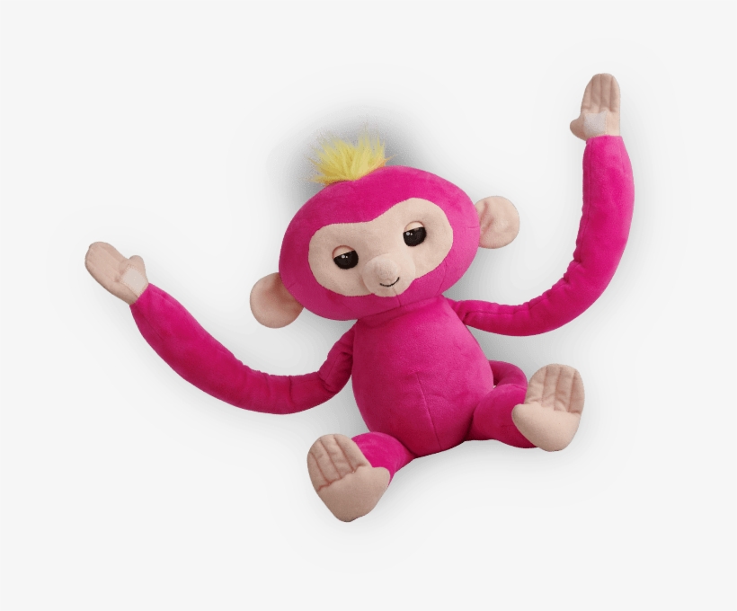 Fingerlings Hugs Friends - Fingerlings Hugs Interactive Plush Monkey Wowwee, transparent png #3910000